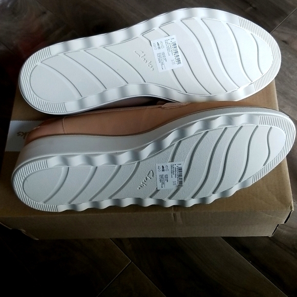 NWT Clarks 10W Loafer Sharon Ranch Blush Nubuck - Picture 2 of 6